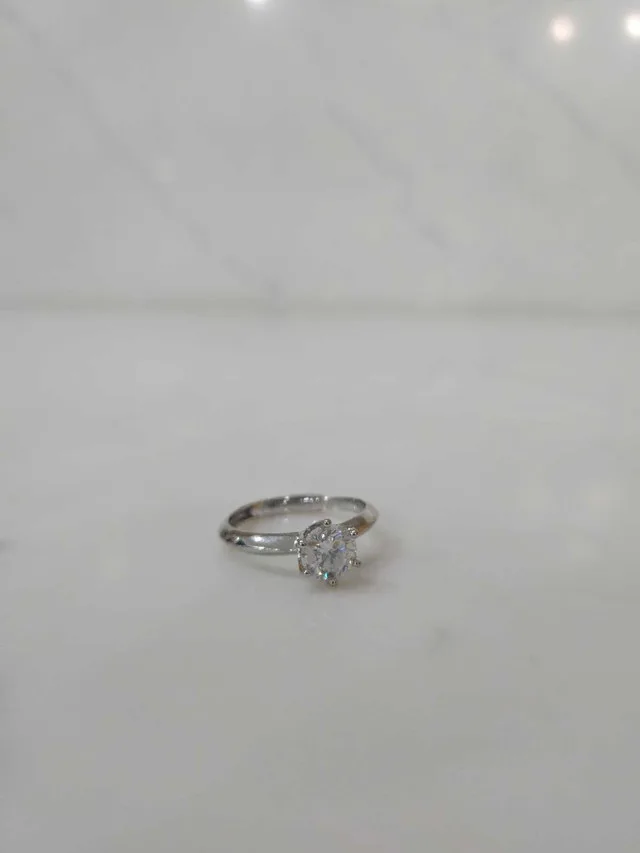 1CT Moissanite Ring – Shines Brighter Than a Diamond image indicator(2)