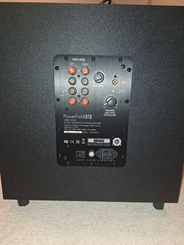 Definitive Technology 12⁸ inch PowerField 312 Subwoofer image indicator(4)