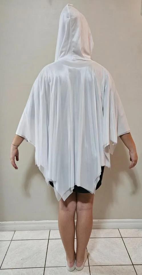 Ghost Poncho Costume – Adult One Size image indicator(2)