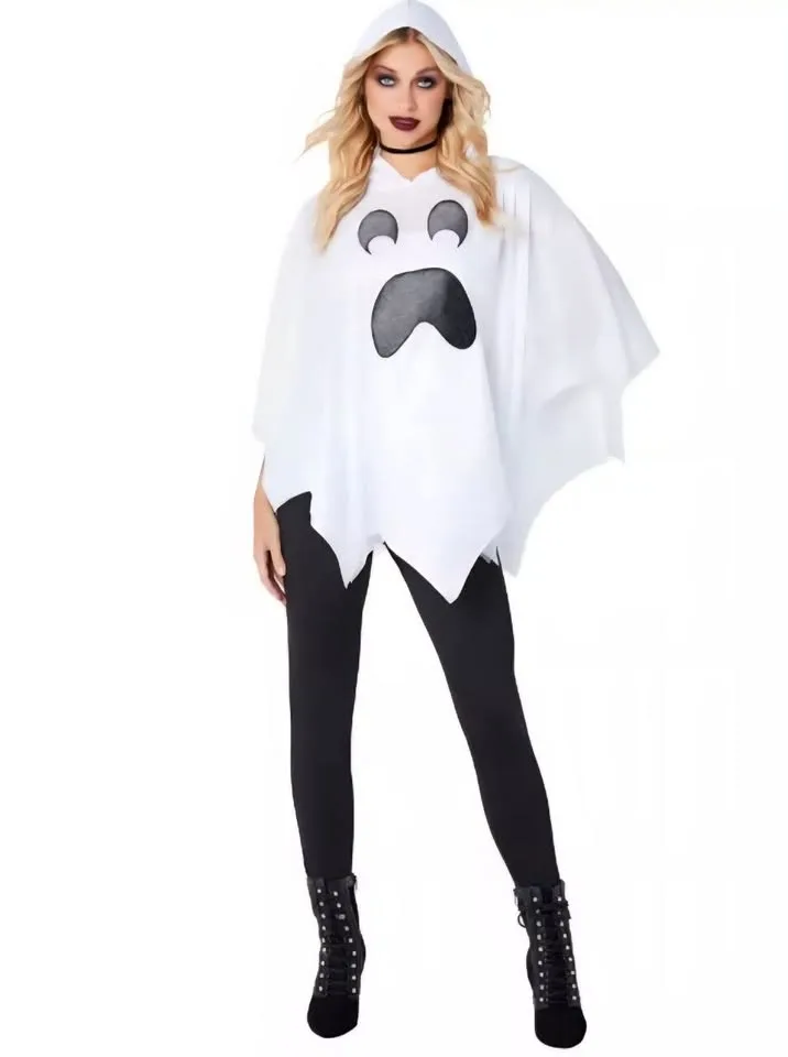 Ghost Poncho Costume – Adult One Size image indicator(3)