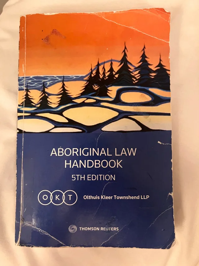 Aboriginal Law Handbook, 5th Edition thumbnail