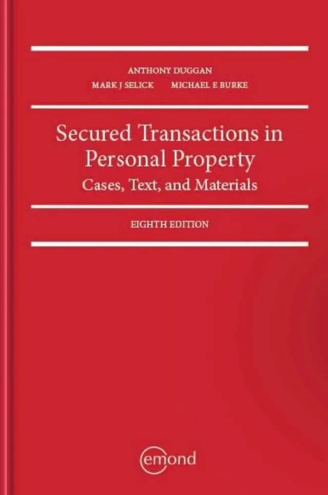 Secured Transactions in Personal Property 8th Edition