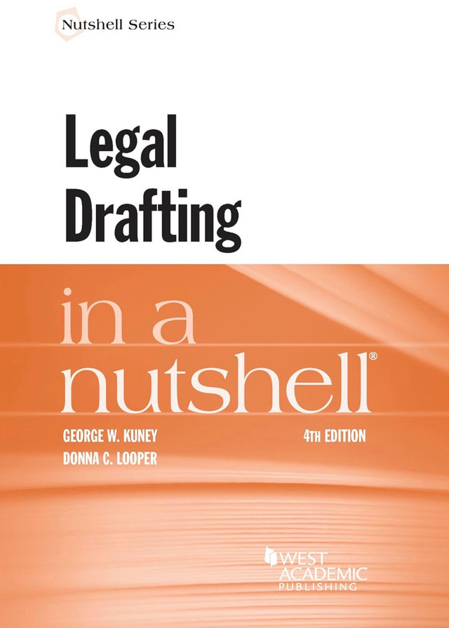 Legal Drafting in a Nutshell (Nutshells) 4th Edition
