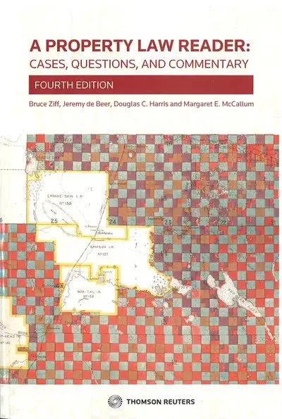 Property Law Reader: Cases, Questions, 4th Ed thumbnail