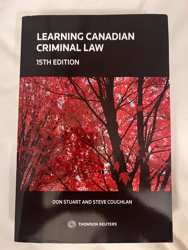 Learning Canadian Criminal Law 15th Edition thumbnail