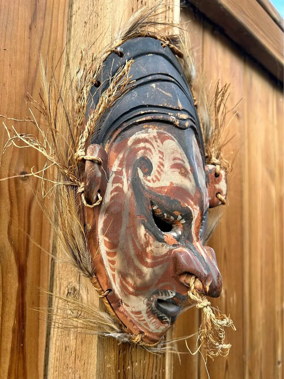 Papua New Guinea Tribal Mask – Sepik River Area, 11” thumbnail