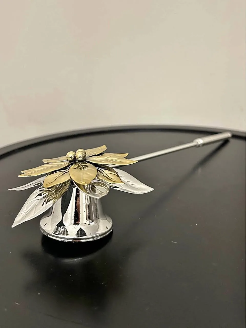 Vintage Candle Snuffer – Floral Holiday Decor 11” thumbnail