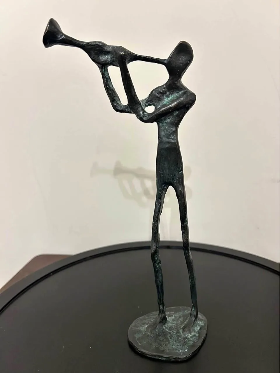 Modern Abstract Bronze Jazz Musician Sculpture thumbnail