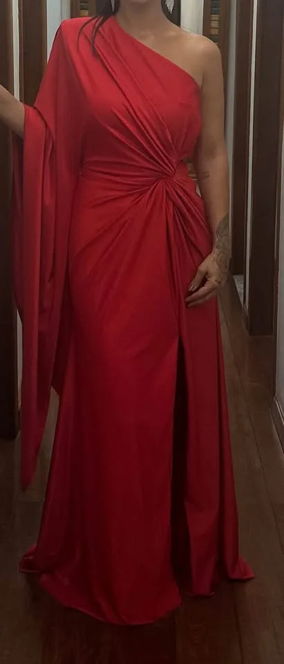 Brazilian Red Gala Dress – Worn Once image indicator(4)