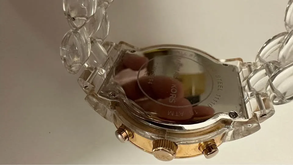 Michael Kors Rose Tone Chronograph Watch image indicator(3)