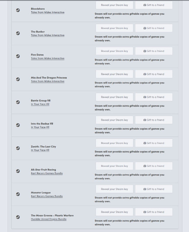 STEAM / PC Games (Unused Codes) $5-20