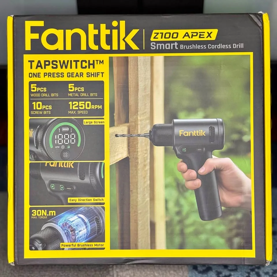 🔋 Brand New Fanttik Z100 Apex Smart Brushless Cordless Drill thumbnail
