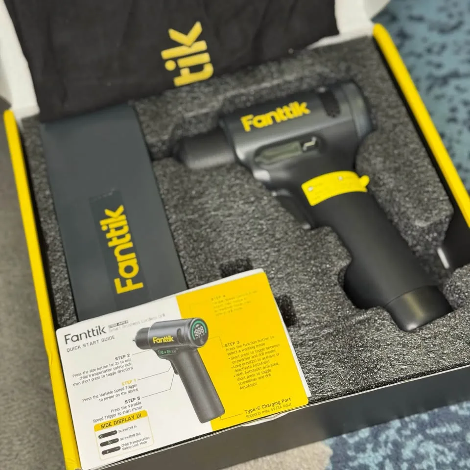 🔋 Brand New Fanttik Z100 Apex Smart Brushless Cordless Drill image indicator(3)