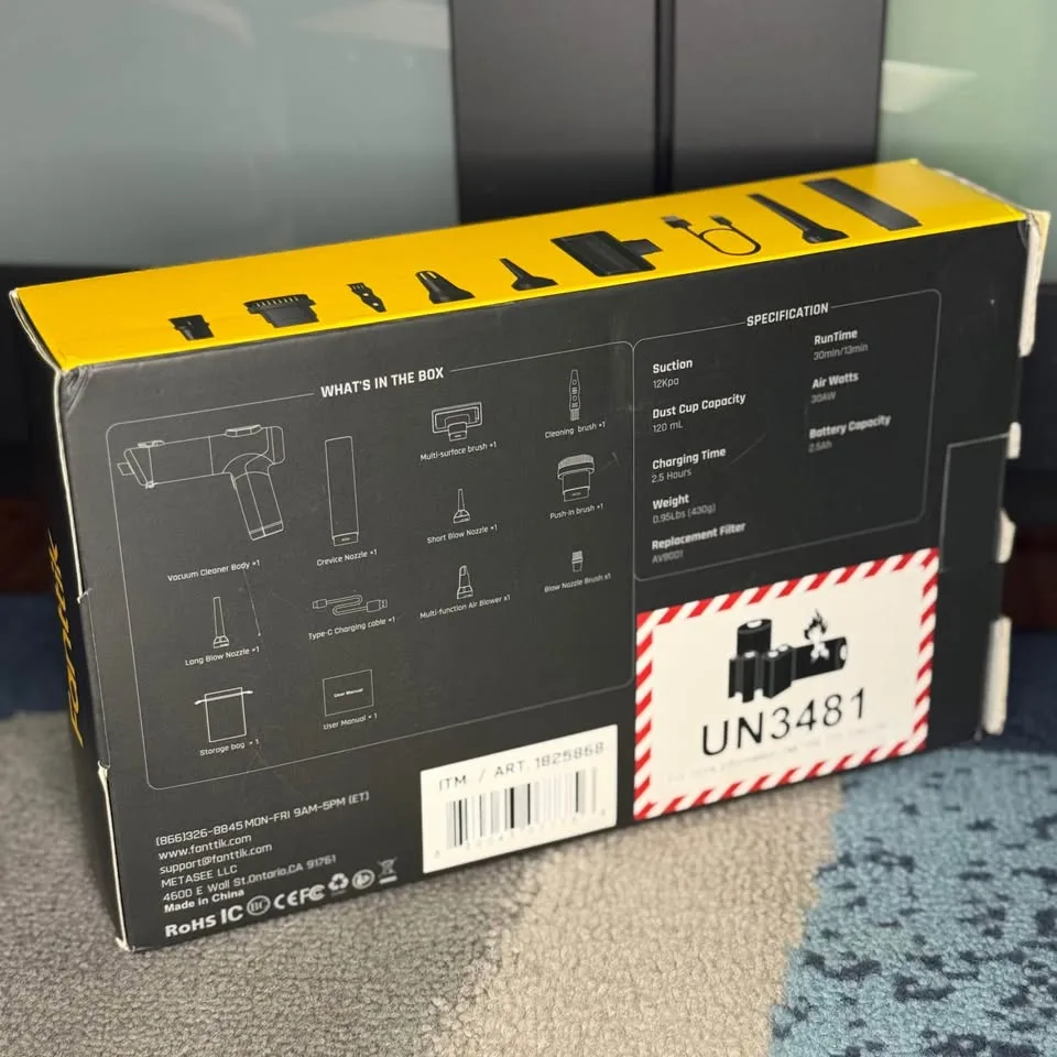 🧹 Brand New Fanttik X100 Mix Cordless Vacuum Cleaner image indicator(2)