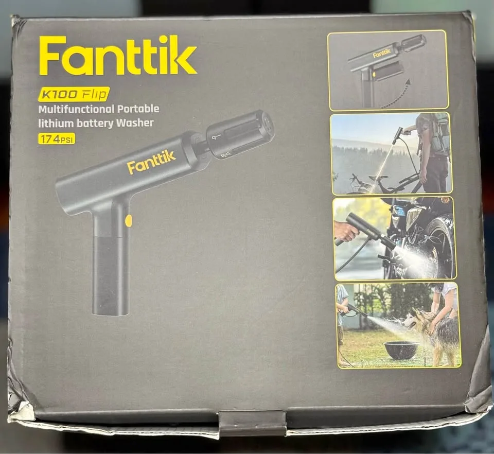 💦 Brand New Fanttik K100 Flip Portable Pressure Washer thumbnail