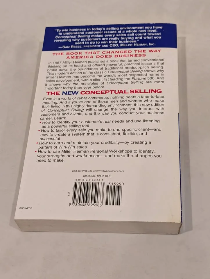 The New Conceptual Selling By Robert B Miller image indicator(6)