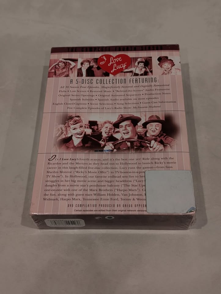 I Love Lucy Season 4 DVD Set- Sealed - photo 3