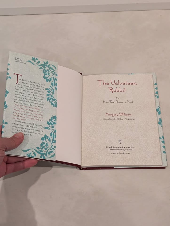 The Velveteen Rabbit By Margery Williams Hardcover Book - photo 3