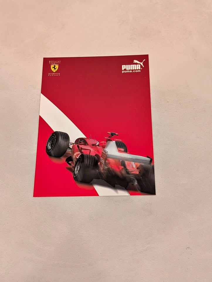 Scuderia Ferrari Puma Postcard
