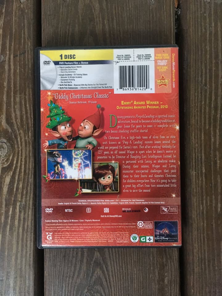 Disney’s Prep & Landing DVD - Like New - photo 5