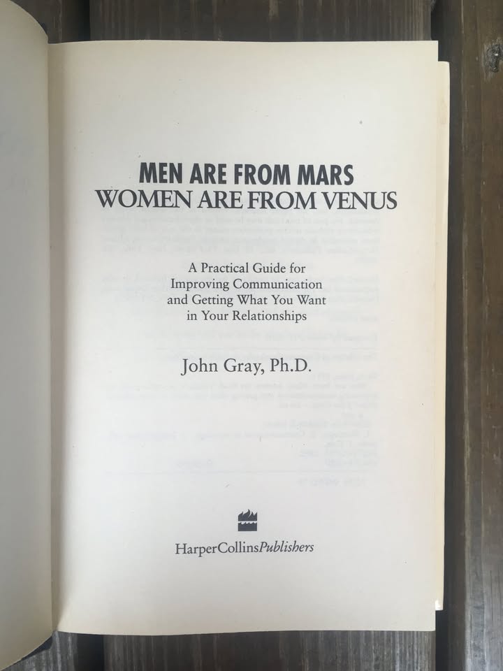Men Are From Mars, Women Are From Venus Hardcover - photo 4