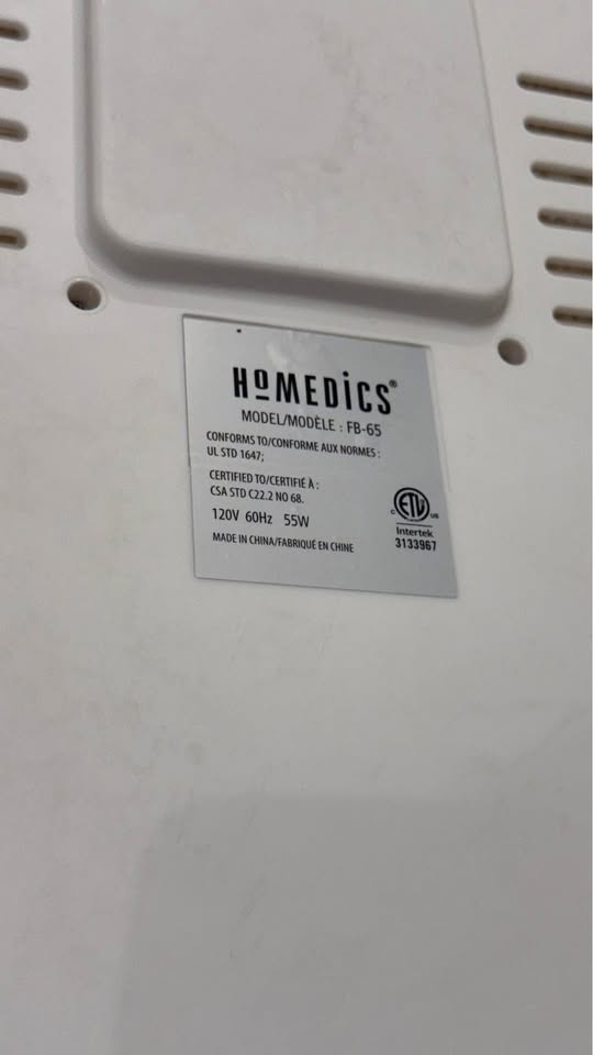 Homedics foot spa - photo 2