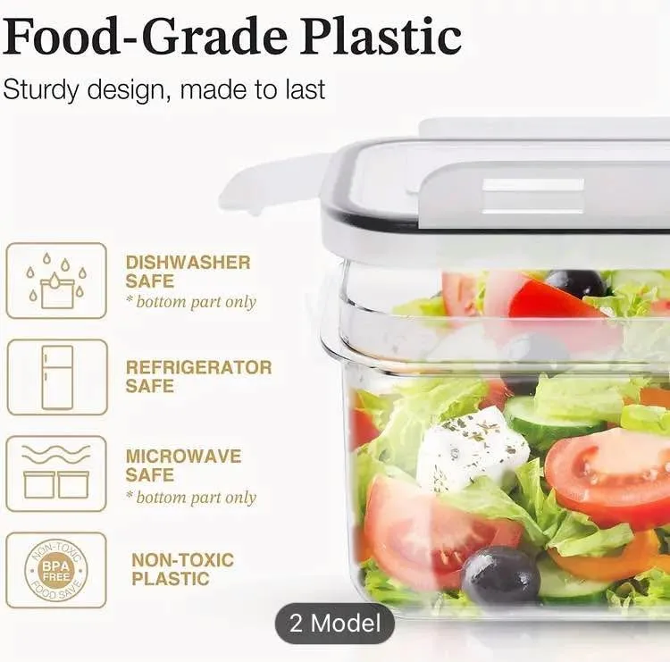 BNIB 12 piece airtight food storage containers image indicator(2)