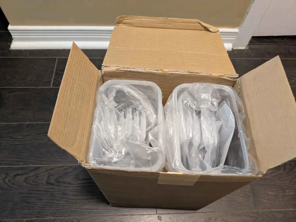 BNIB 12 piece airtight food storage containers image indicator(5)