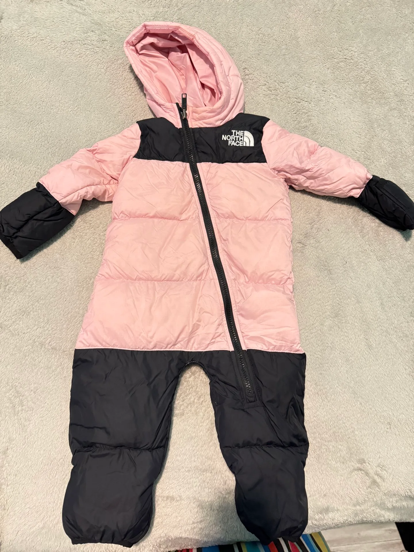 Baby Girl The North Face Puffer Nuptse thumbnail