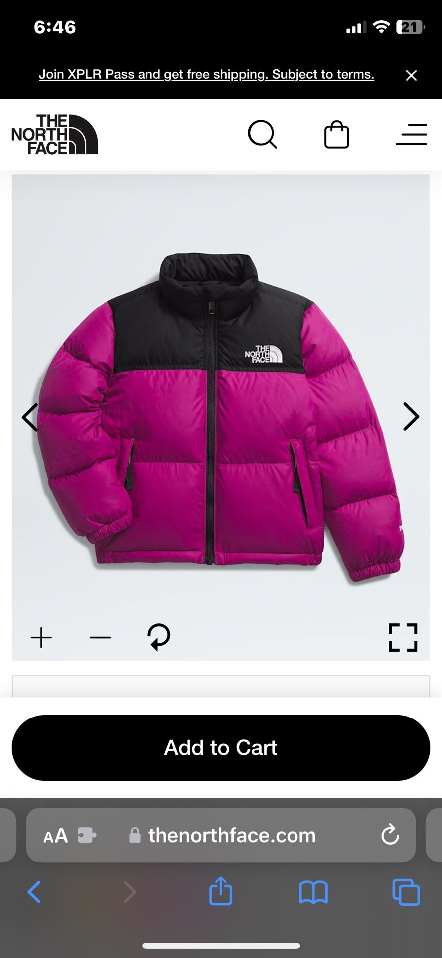 The North Face Puffer Nuptse Jacket Toddler - photo 2