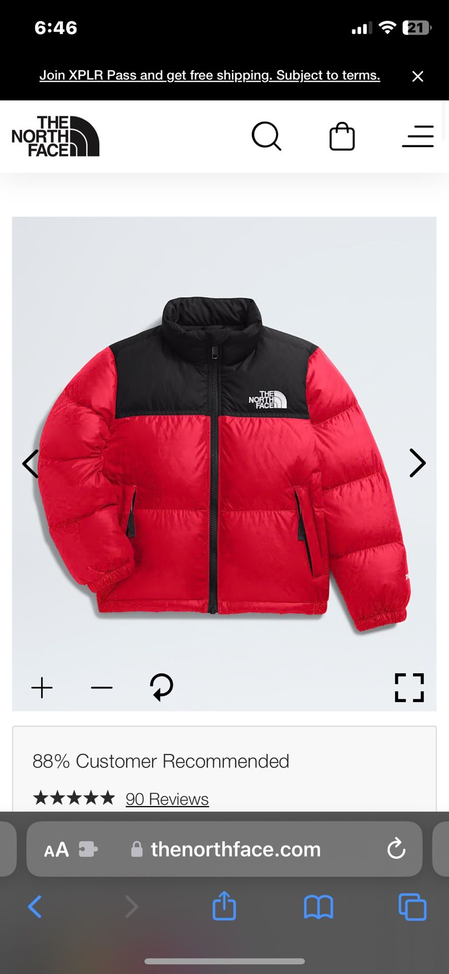 The North Face Puffer Nuptse Jacket Toddler - photo 3