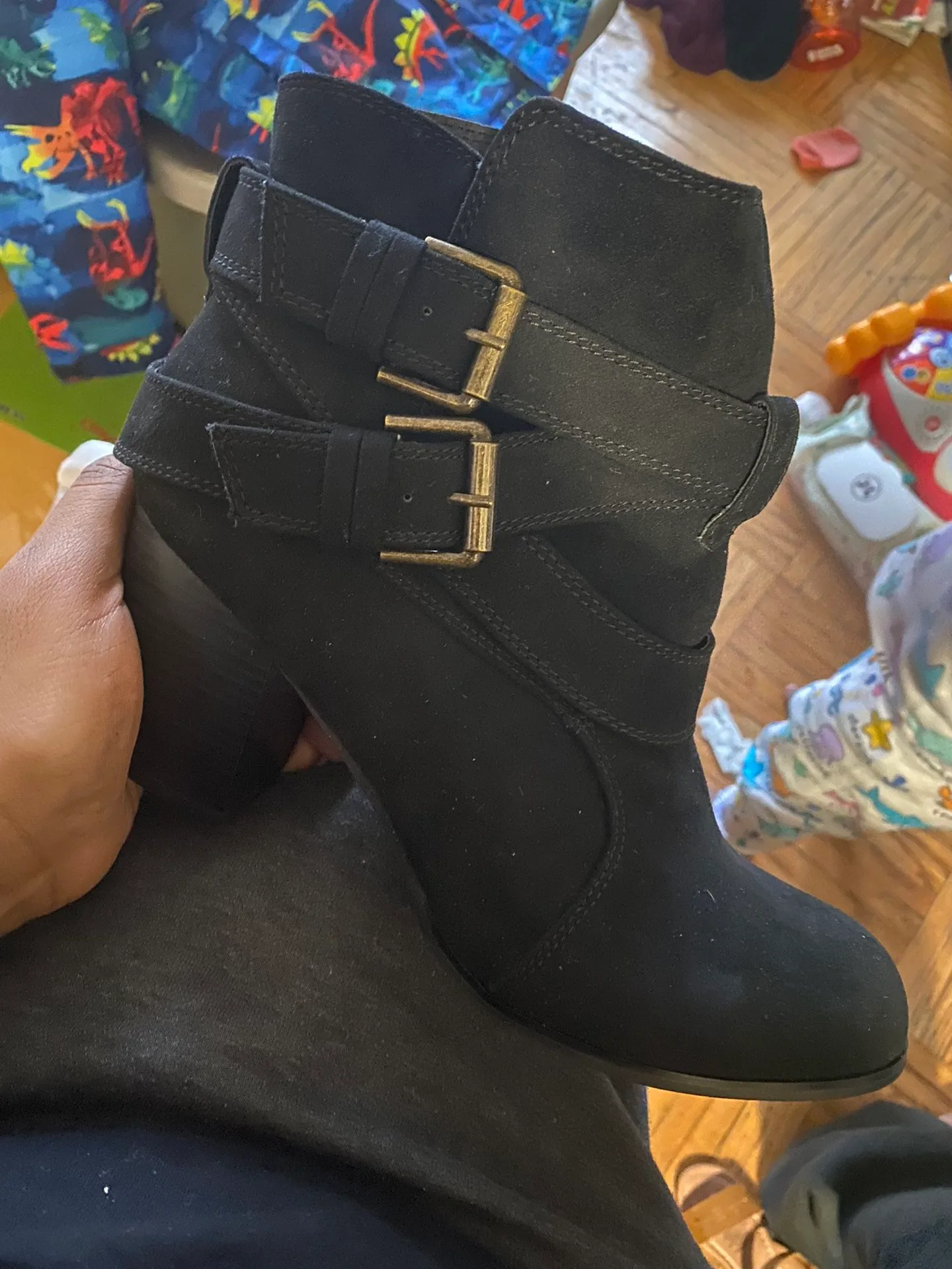 Women Wedged Heel Brand New Boot thumbnail