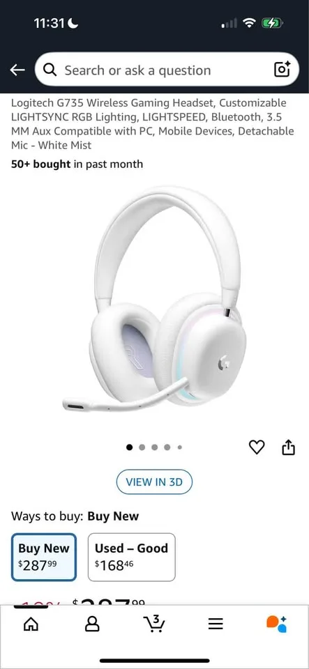 Logitech G735 Wireless Gaming Headset image indicator(2)