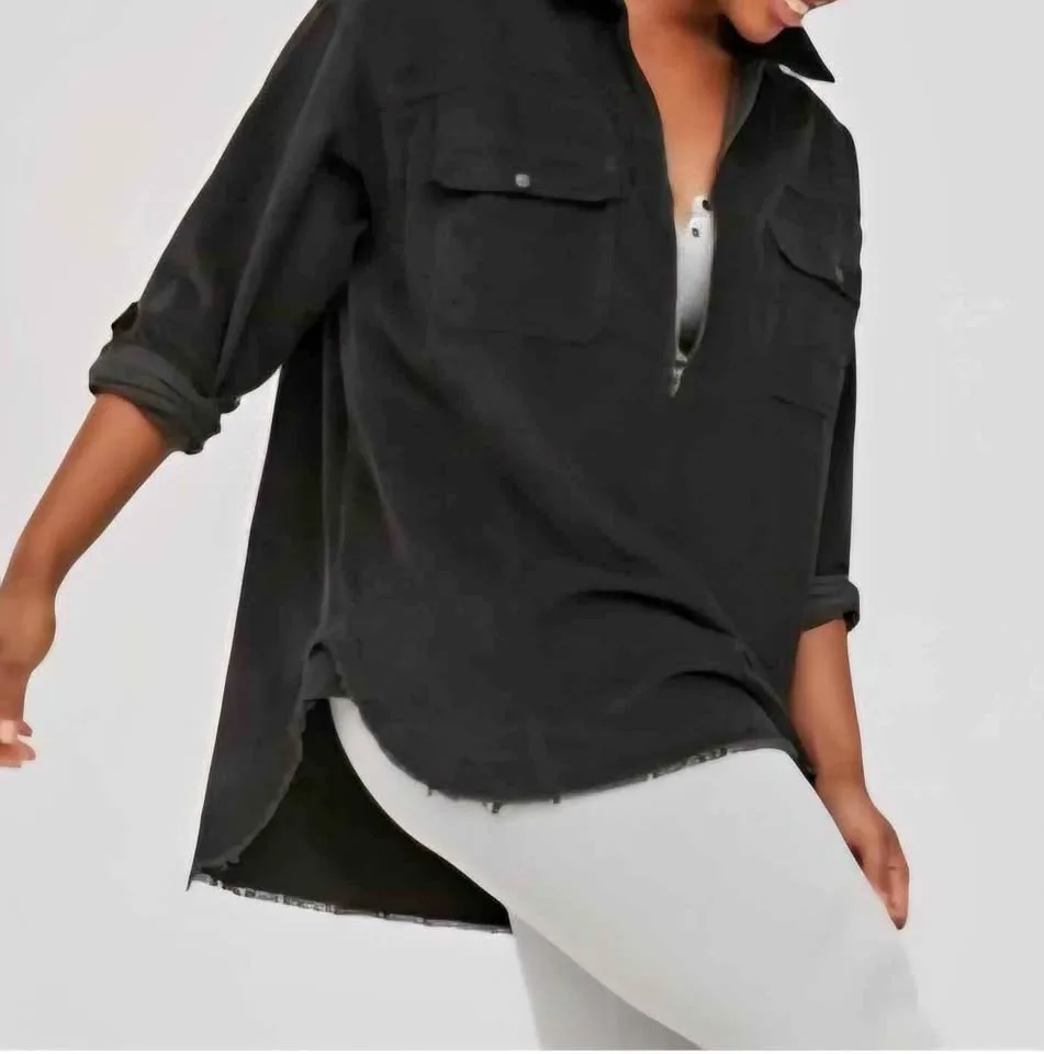Aerie Corduroy Half Zip Jacket thumbnail