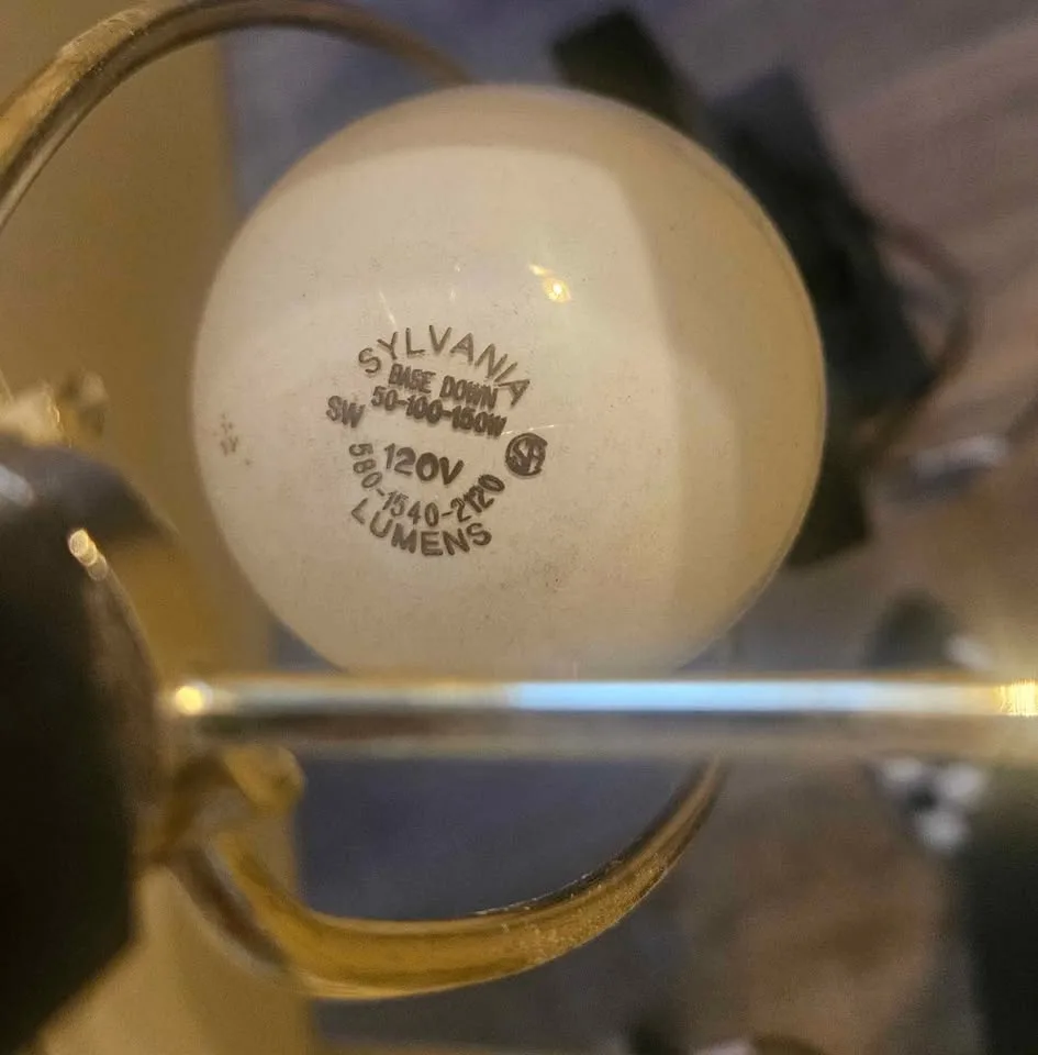 Pair of Elta Ashley Furniture Table Lamps Brown Metal/Slate image indicator(7)