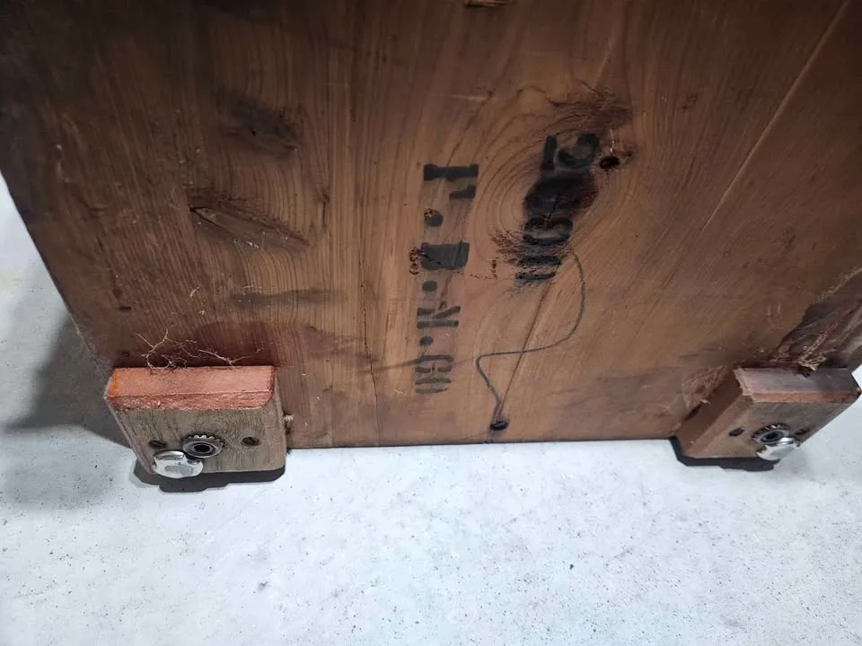 Vintage Solid Wood Cedar Blanket Box image indicator(9)