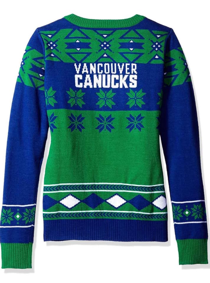 New Canucks Christmas Sweater Women's M - photo 2