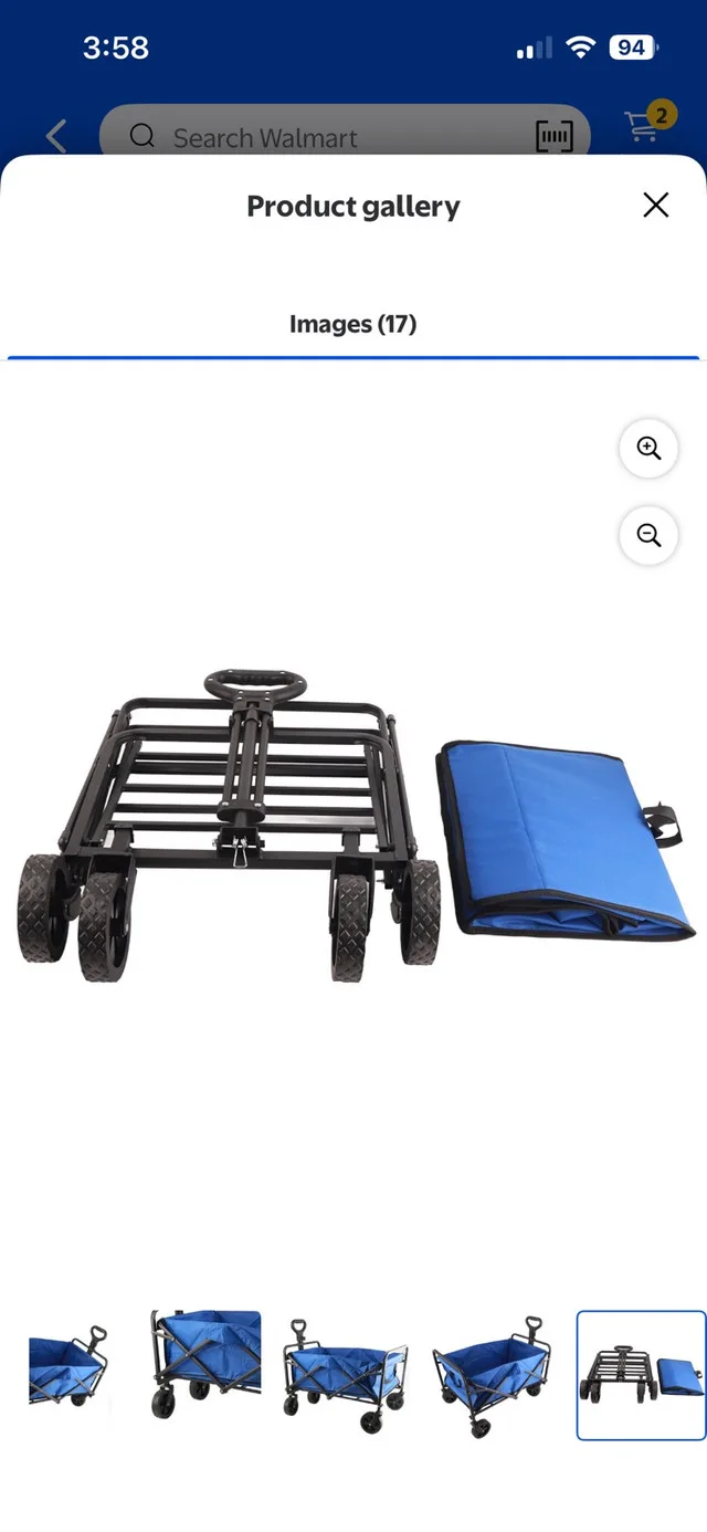 Folding Camping Cart Cloth Picnic image indicator(8)