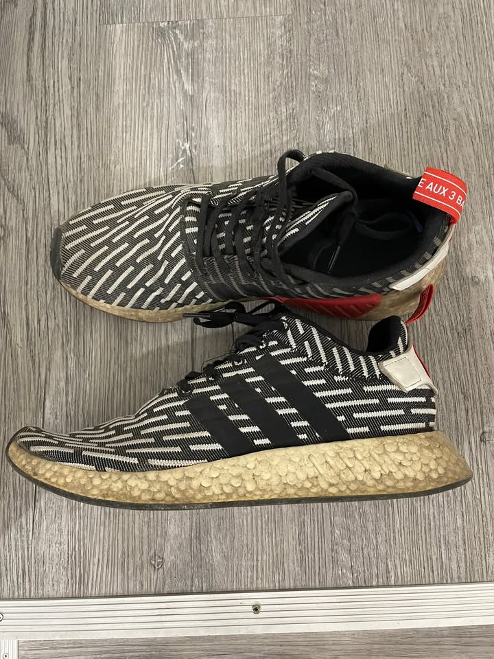 Adidas NMD Black White Stripes - photo 3