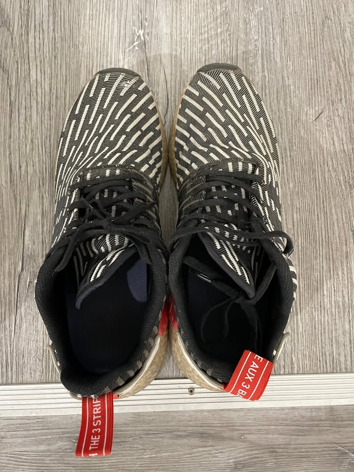Adidas NMD Black White Stripes - photo 4
