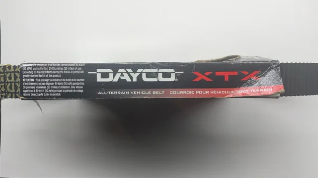 New Dayco XTX2241 all-terrain vehicle drivebelt image indicator(2)
