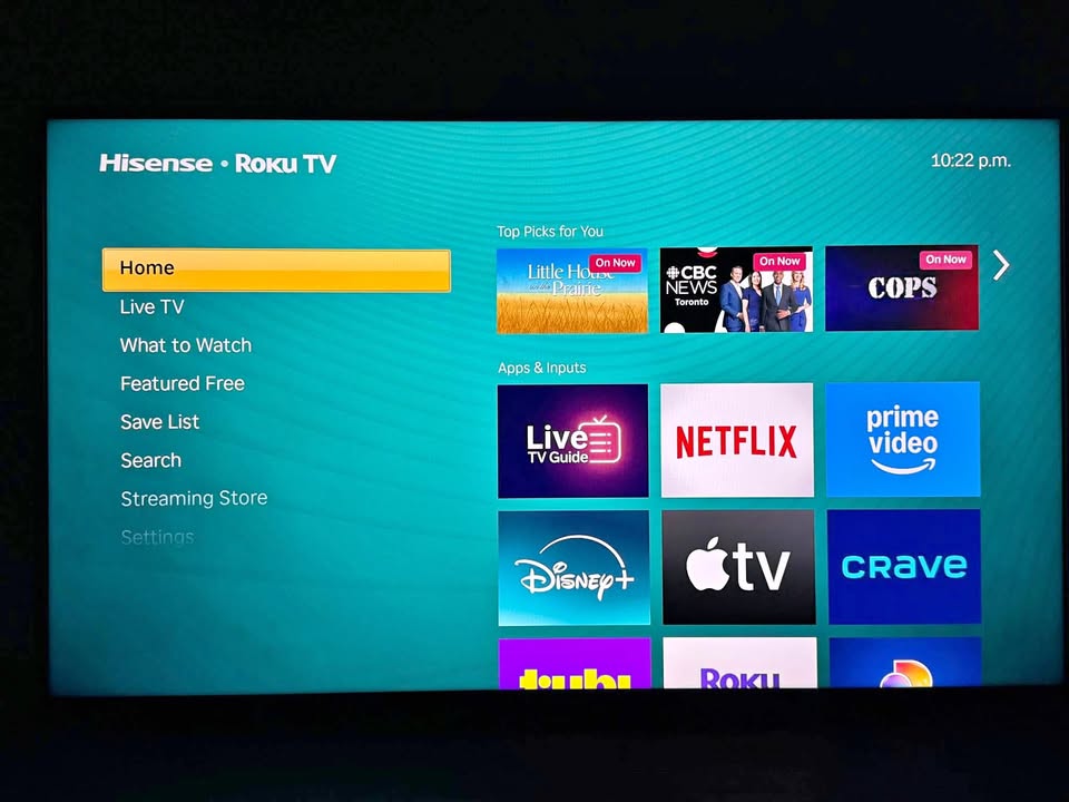 HISENSE 50” 4K UHD SMART ROKU TV