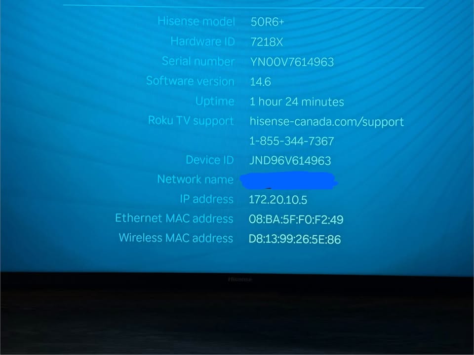 HISENSE 50” 4K UHD SMART ROKU TV - photo 2