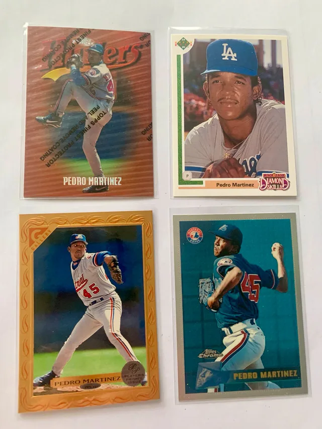 12 Pedro Martinez MLB Cards - 1 Refractor, 1 Rookie Card thumbnail