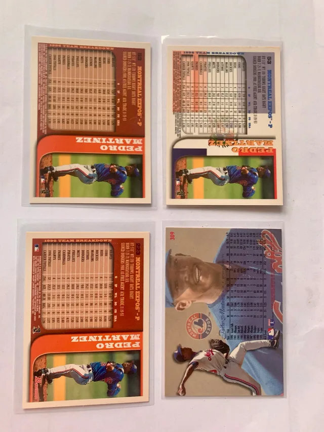 12 Pedro Martinez MLB Cards - 1 Refractor, 1 Rookie Card image indicator(4)