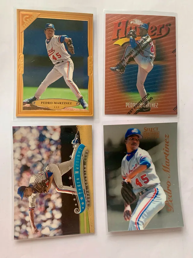 12 Pedro Martinez MLB Cards - 1 Refractor, 1 Rookie Card image indicator(5)