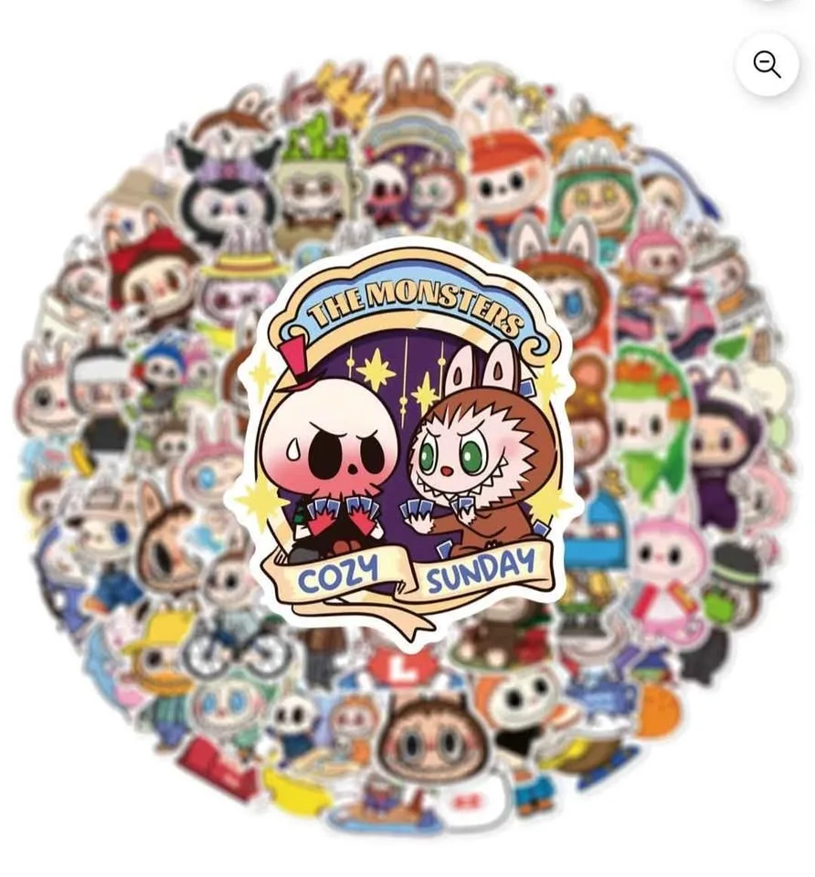 59pcs Labubu Stickers image indicator(6)
