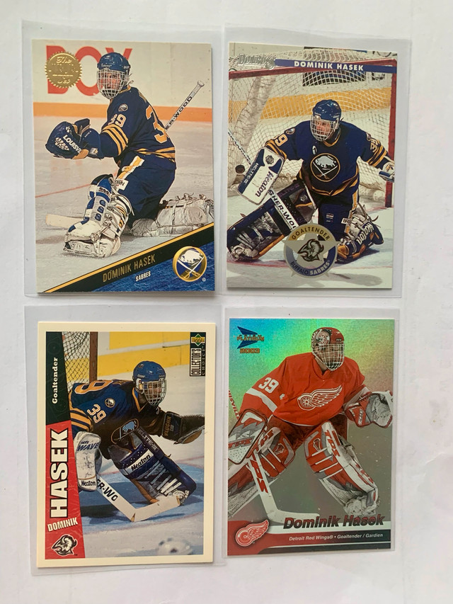 24 Dominik Hasek NHL Cards - 2 Rookie Cards - photo 5