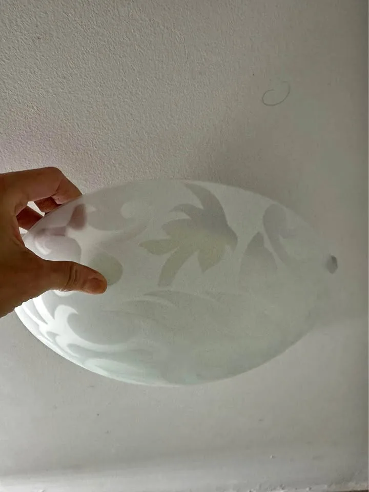 🥕French Vintage Ceiling Light – Elegant Porcelain Shade thumbnail