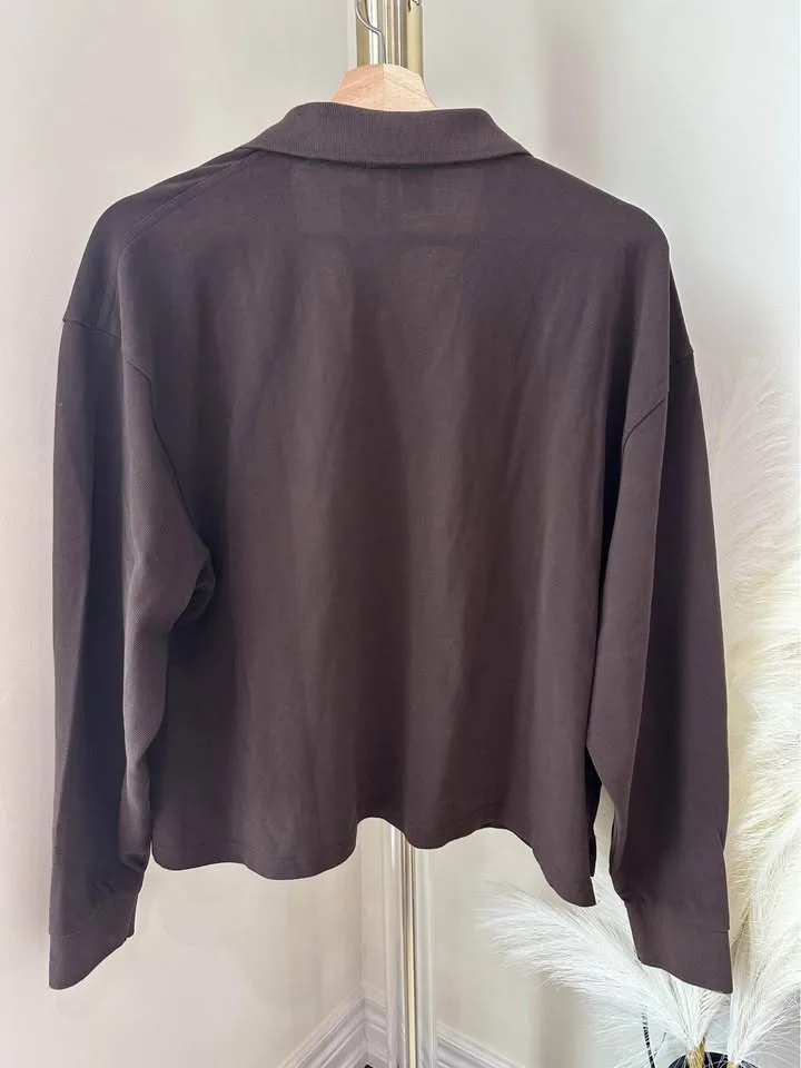 Aritzia Tourney Polo Longsleeve Size S NWT image indicator(5)